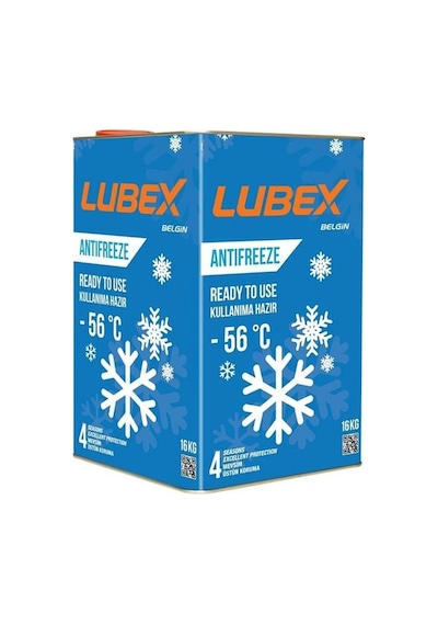 Lubex Antifreeze Concentreated Mavi 16 Kg Tnk