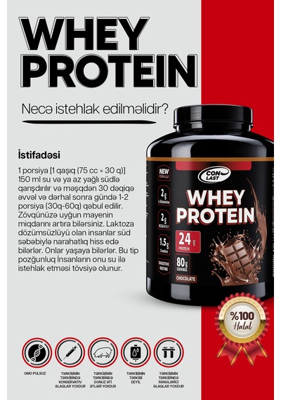 Whey Protein 2000g Mass Gainer 2000g Hediye Creatine Çikolatalı