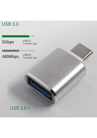 Ally Usb Type-C Dönüştürücü Otg Adaptör