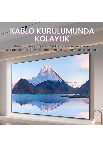 V-h108 18gbps Hdr 4k 60hz 3d Hdmı 2.0 Kablo 3 Metre
