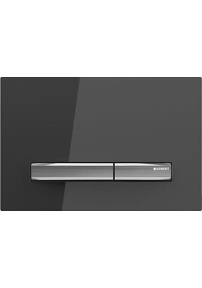 Geberit Sigma50 115.788.sd.2 Kumanda Paneli, Çift Basmalı, Füme Cam Füme