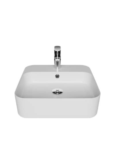 Creavit LP046 Loop Tezgah Üstü Kare Çanak Lavabo 45 CM