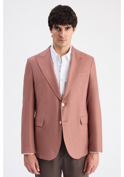 D's Damat Ds Damat Regular Fit Tarçın Armürlü Kumaş Ceket 6hf04z201438m T30