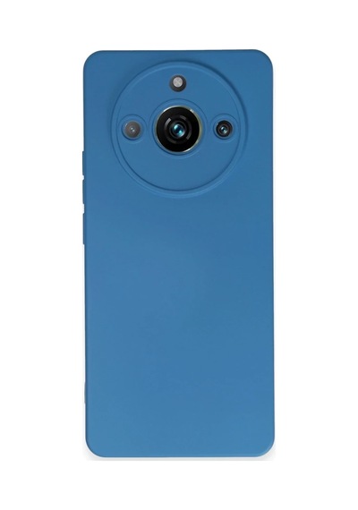 Realme 11 Pro Uyumlu Kılıf Nano İçi Kadife Silikon - Mavi