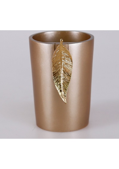 Leaf Diş Fırçalık Vizon Altın Kahverengi