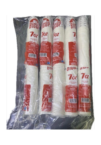 50 Li Kağıt Bardak 10 Paket 500