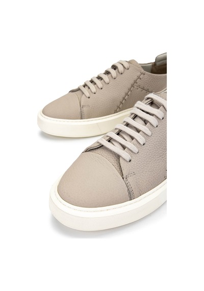 Tamer Tanca Erkek Hakiki Deri Bej Sneakers & Spor Ayakkabı 1093 1335 Erk Ayk Y25 Bej Fltr Bej