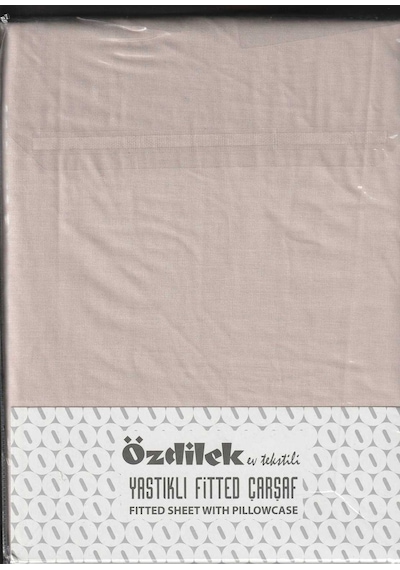 Özdilek Çarşaf Lastikli Yastık Kılıflı Ranforce 100 200 S.kahve Colourıst