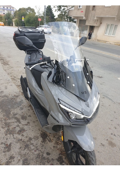 Motocam Mondial Strada 125 Ön Cam 2023-2026 Model 75cm Şeffaf Renkli 4mm Uzun