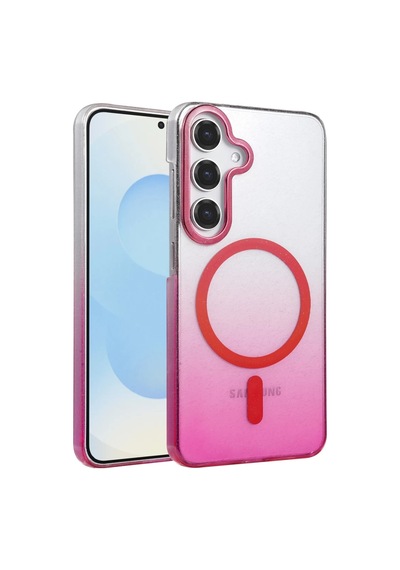 Galaxy S23 Fe Glossy Magsafe Kapak - Pembe