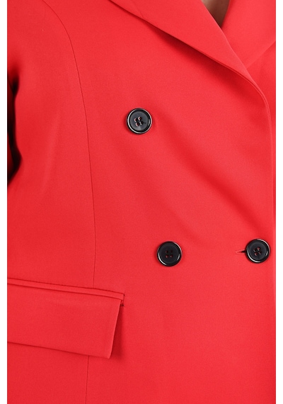 Kadın Astarlı Büyük Beden Blazer Ceket 0101-1 001