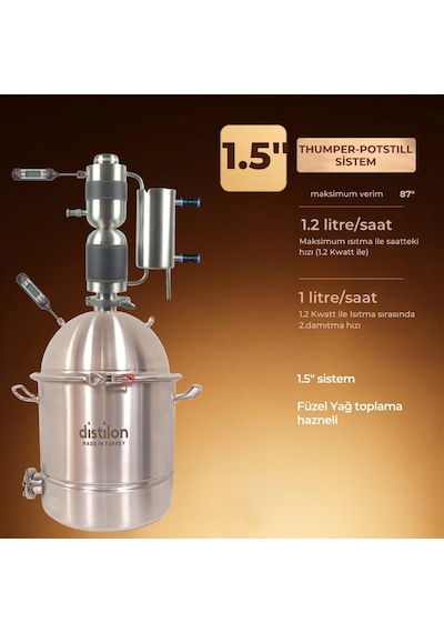 Distilon Ds07 Potstıll Damıtma Cihazı 26 Lt