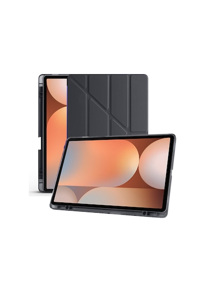 Samsung Galaxy Uyumlu Tab S9 Ultra X910 14.6 İnç Katlanabilir Kalemlikli Standlı Akıllı Kılıf Kapaklı Kılıf