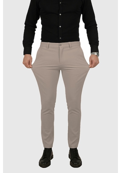 Rizzup Vizon Dar Kesim Beli Lastikli Çizgi Dokulu Likralı Erkek Pantolon Şık & Konforlu Tasarım 2600700 Rizzup Vizon Dar Kesim Beli Lastikli Çizgi Dokulu Likralı Erkek Pantolon Şık & Konforlu Tasarım 2600700
