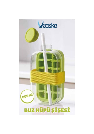 Vaeske Pipetli Buz Küpü Şişesi Vs-01 800 Ml 4 Adet Çok Renkli