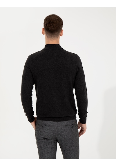 Pierre Cardin Erkek Antrasit Melanj Kazak /triko 50256965-vr081 Antrasit Melanj