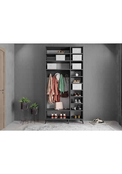 Açelya Portmanto Vestiyer Füme 120 cmM5
