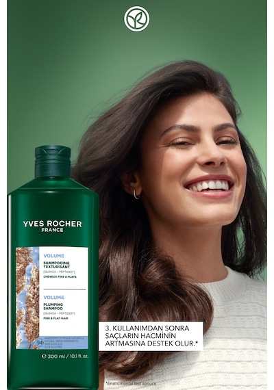 Yves Rocher Hacim Veren Şampuan - İnce Telli Saçlar / Volume - Sls,sles İçermez, Vegan -300ml