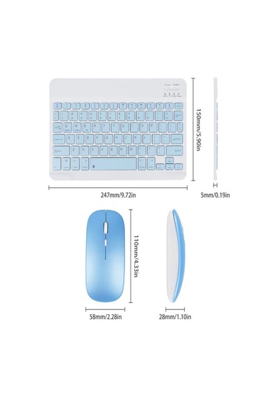 Huawei Matepad 11.5 / 11.5s Uyumlu Bluetooth Klavye Mouse Set Lazer