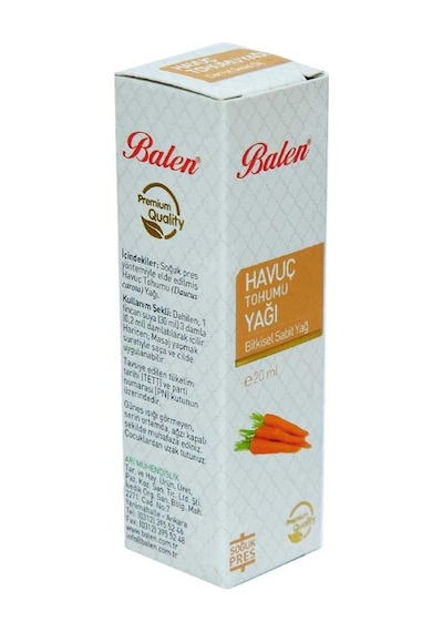 Balen Havuç Tohumu Yağı 20 ML