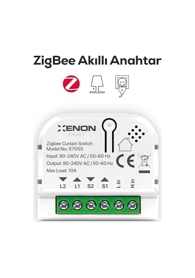 Akıllı Panjur Anahtarı Elektrikli Panjur Perde Ve Jaluzi İçin Kontrol Modülü Mobil Uygulama Denetimli Panjur Şalt Diğer