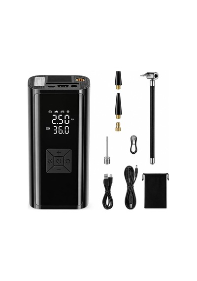 Tr Kablosuz Taşınabilir Hava Kompresörü 150 Psı, 6000 Mah, 120w