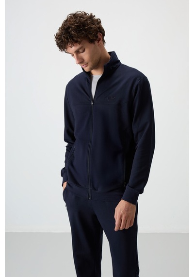 Tommy Life Troy İndigo Standart Kalıp Erkek Eşofman Takım - 85196 İndigo