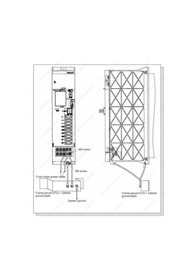 Fanuc A06B-6079-H208 Çift Eksenli Alpha Servo Modül / 2 Eksen Servo Sürücü Cnc