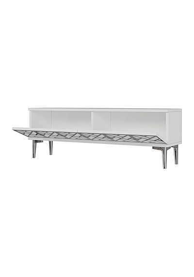 Tsa1238bs - Arextv120 Tv Stand, Tv Sehpası Beyaz - Sılver 120cm