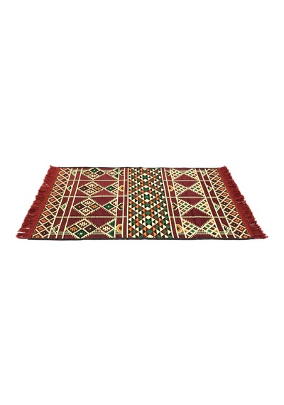 Shark Anadolu Baklava Kilim Bordo Renkli