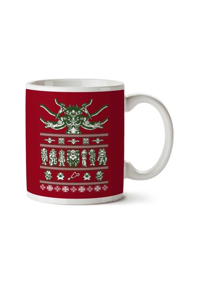 Chrono Christmas Ugly Sweater İki Tarafı Baskılı Kupa Bardak