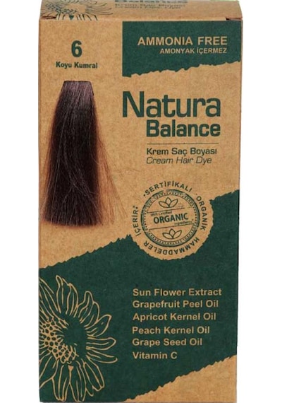Natura Balance Saç Boyası 6 Koyu Kumral