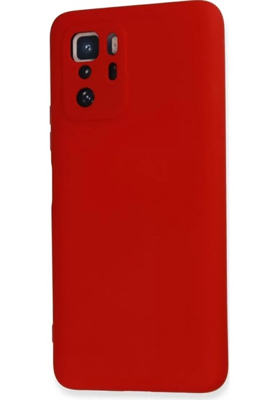 Newface Xiaomi Poco X3 Gt Kılıf Nano İçi Kadife Silikon - Kırmızı