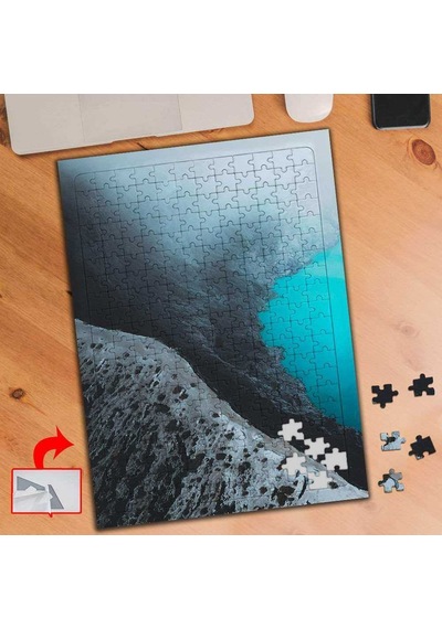 Uçurum Kenarında Deniz 240 Parça Puzzle Yapboz Tablo-a0021