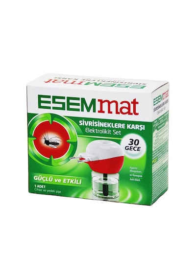 Esemmat Sivrisineklere Karşı Elektrolikit Mini Set 30 Gece