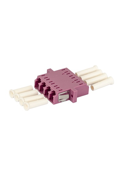 Alfafonet Lc/pc Quad Multimode Om4 Fiber Optik Adaptör 1 Paket - 25 Adet