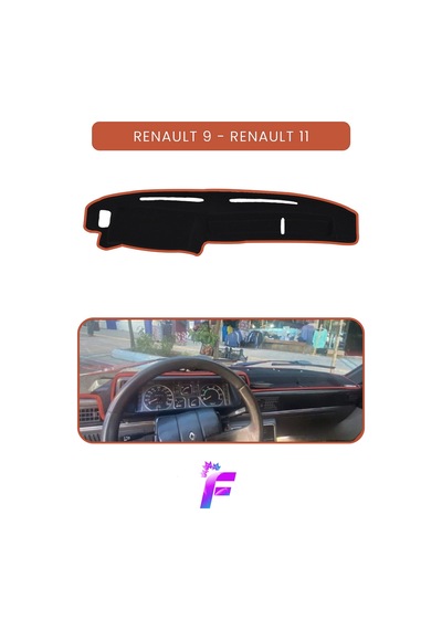 Renault 9 Uyumlu Ön Göğüs Koruma Hızlı Ve Kolay Montaj Kaymaz Tasarım Oto Aksesuar A10 Torpido Halısı