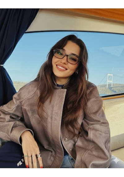 Glamy Kare Model Optik Uyumlu Mavi Işık Korumalı Gözlük Modern Çerçeveli Trend Şık Ve Modern Kahverengi