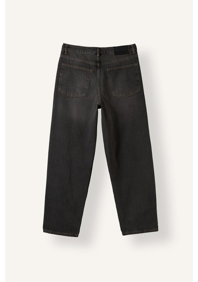 Defacto %100 Pamuk Baggy Fit Yıkamalı Jean Pantolon H2973ax26aunm36 Antrasit-nm36