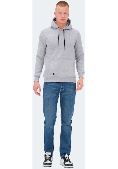 Slazenger OLTA IN Erkek Sweatshirt Gri