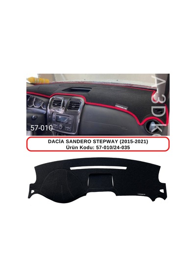 DACİA SANDERO STEPWAY (2015-2021) TORPİDO  KORUMASI / HALISI / ÖRTÜSÜ