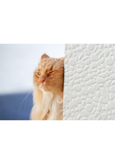 Tink 3d Kendinden Yapışkanlı Akustik Keçe Panel Leopar Desenli 52x98 Cm 2 Adet 1 M² Beyaz