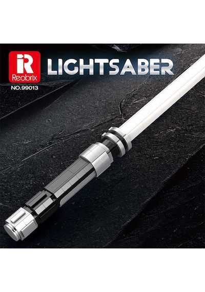 Reobrix 99013 Işın Kılıcı Beyaz Yaratıcı Yapı Blok Seti Building Blocks Lightsaber - 606 Parça