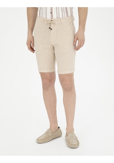 Pierre Cardin Erkek Kahverengi Şort / Bermuda 50288507-vr197 Kahverengi
