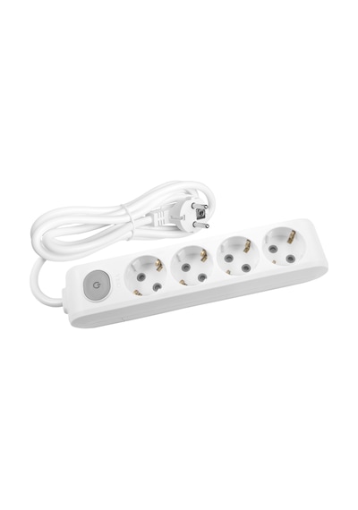 Viko Multi-let 4'lü Grup Priz Anahtarlı Topraklı Çocuk Korumalı 5 Metre Beyaz - 90117405