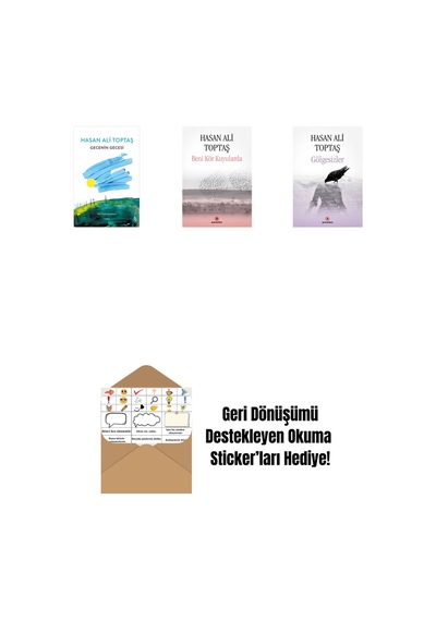 Gecenin Gecesi Ciltli + Beni Kör Kuyularda + Gölgesizler + Okuma Sticker'ları