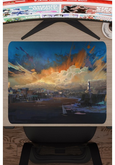 Disco Elysium Kaymaz Dikişli Kauçuk Oyuncu Mousepad V5 - 48x40 Xl Gaming Mouse Pad Fare Altlığı