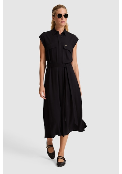 U.S. Polo Assn. U.s. Polo Assn. Kadın Siyah Elbise Dokuma 50324750-vr046