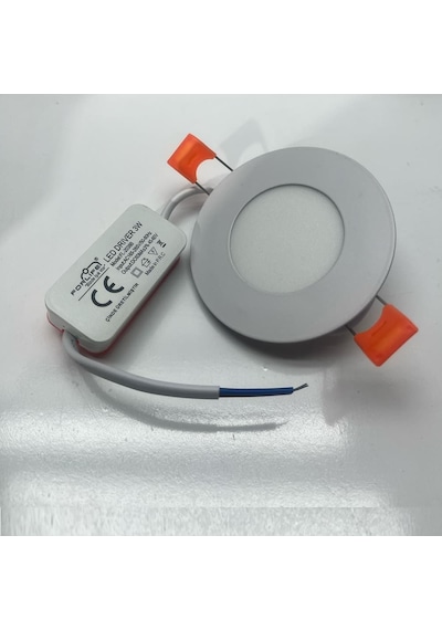 Forlife 3W Slim Kasa Led Panel Armatür Beyaz Işık Fl-2038-B