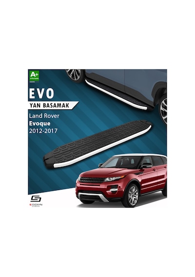 S-dizayn Land Rover Range Rover Evoque Evo Aluminyum Yan Basamak 173 Cm 2012-2017 A+ Kalite